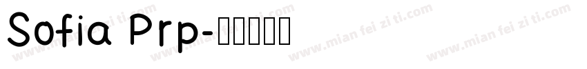 Sofia Prp字体转换